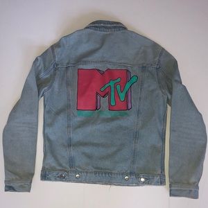 H&M Mens Small MTV Jean Jacket
